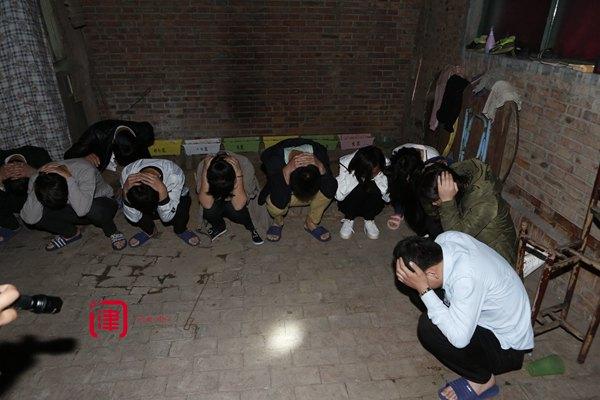 静海5个传销窝点被断掉 查获参与传销人员65人